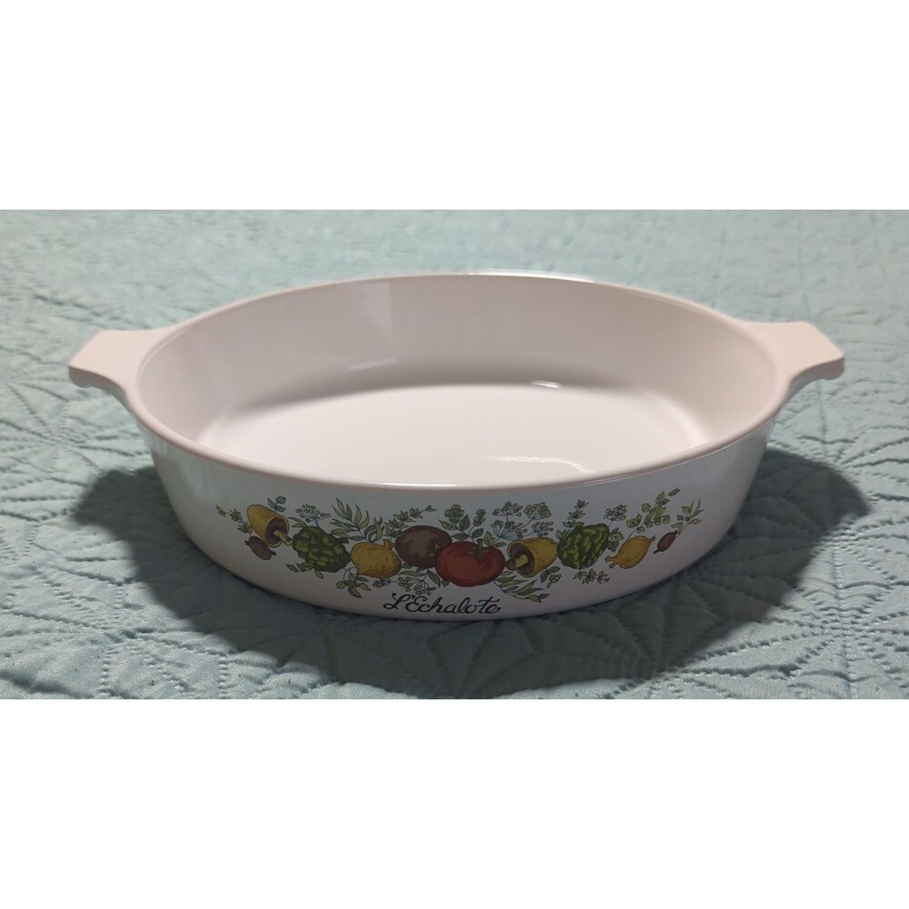 Vintage Corning Ware "Spice Of Life" 8.5" Round Casserole Dish B-8 1/2-B Model